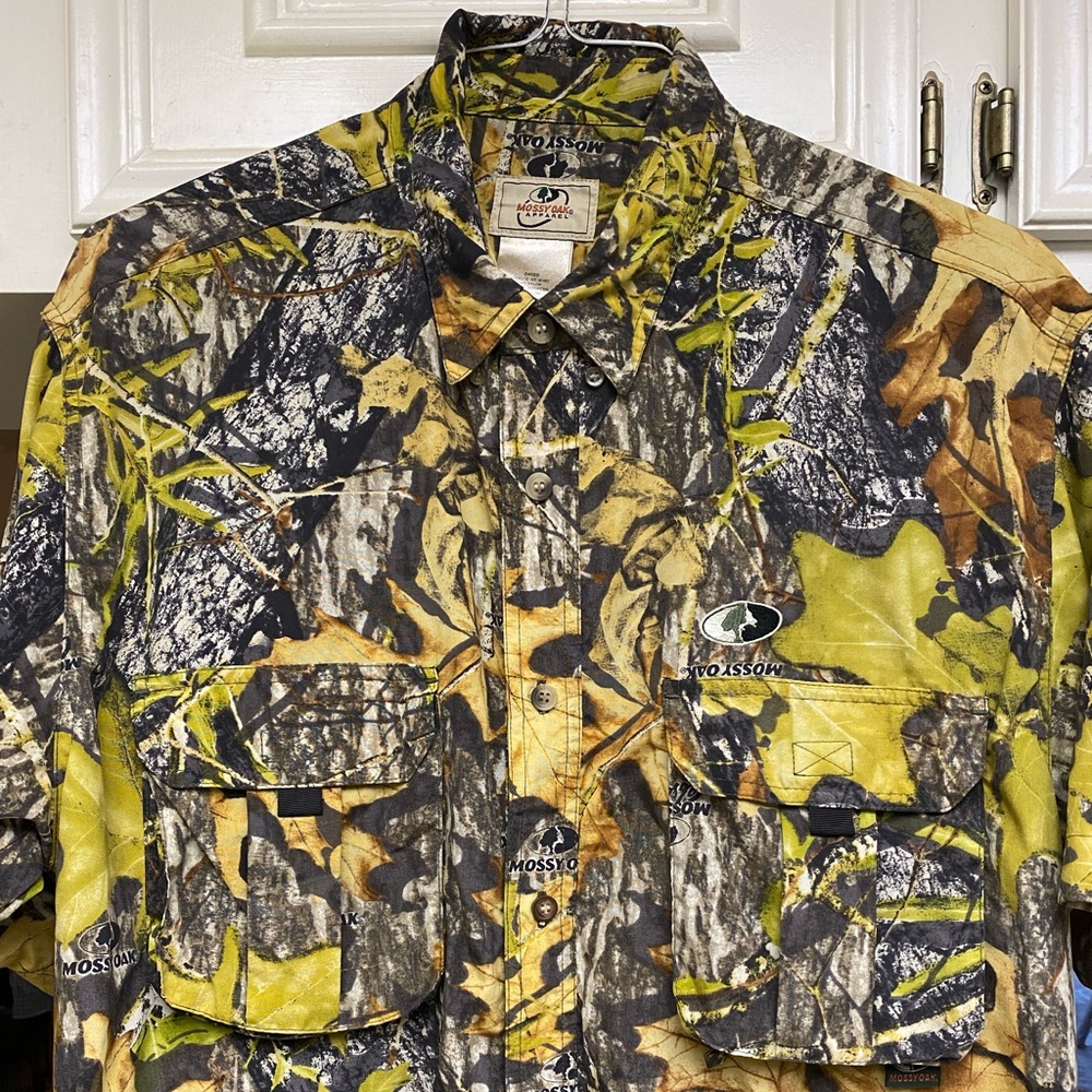 Mossy Oak vented Cammo shortsleeved hunting shirt